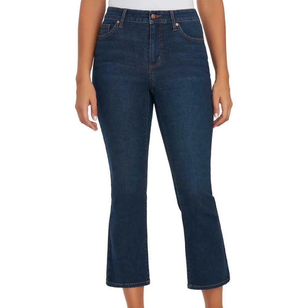 NWT Chaps Women Jeans Mid Rise Crop Kick